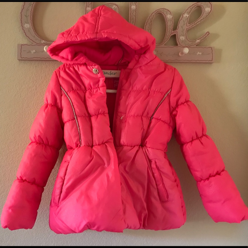 Cotton Candy Pink Puffer Jacket